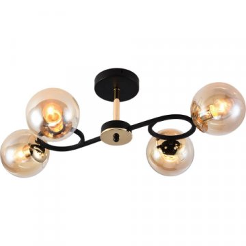 Потолочная люстра Reluce 01338-0.3-04 BK+FGD