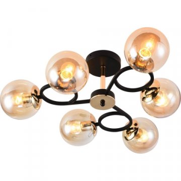 Потолочная люстра Reluce 01338-0.3-06 BK+FGD