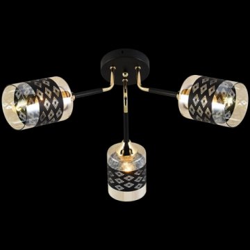 Потолочная люстра Reluce 01355-0.3-03 BK+FGD