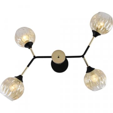 Потолочная люстра Reluce 01358-0.3-04 BK+FGD