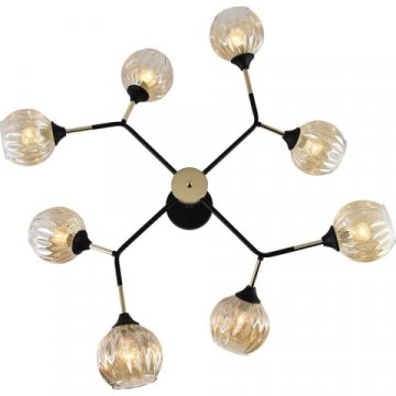 Потолочная люстра Reluce 01358-0.3-08 BK+FGD