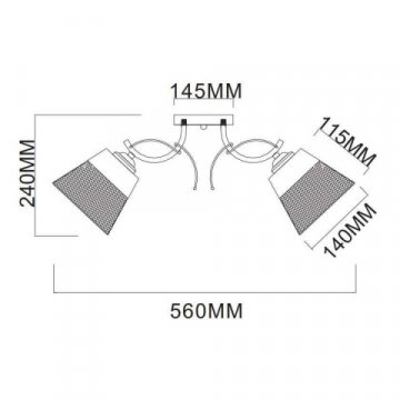 Потолочная люстра Rivoli Helma 9067-305 Б0047521