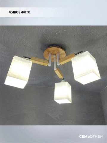 Потолочная люстра Seven Fires Melvill WD3505/3C-WT