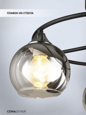 Потолочная люстра Seven Fires Rumo WD3527/3C-BK-CR-CL