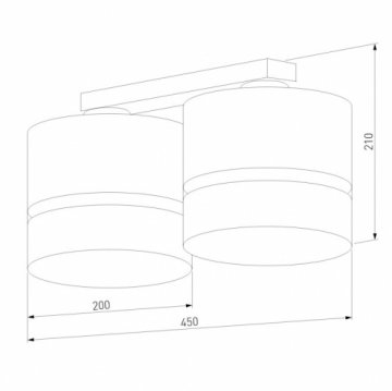 Потолочная люстра TK Lighting 6692 Paglia