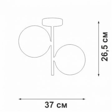 Потолочная люстра Vitaluce V2936-7/2PL