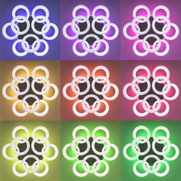 Потолочная светодиодная люстра Citilux Паркер Смарт CL225A195E