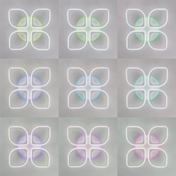 Потолочная светодиодная люстра Citilux Ромби Смарт CL236A140E