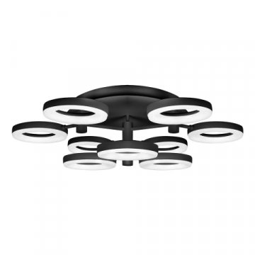 Потолочная светодиодная люстра iLedex Jomo FS-014-X9 108W BK