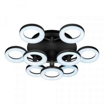 Потолочная светодиодная люстра iLedex Jomo FS-014-X9 108W BK