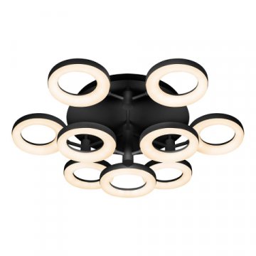 Потолочная светодиодная люстра iLedex Jomo FS-014-X9 108W BK