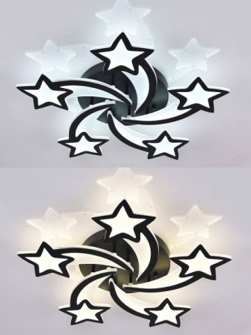 Потолочная светодиодная люстра Natali Kovaltseva Innovation Style 83018 Black