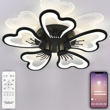 Потолочная светодиодная люстра Natali Kovaltseva Innovation Style 83030 Black