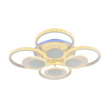 Потолочная светодиодная люстра Profit Light 5883/4+4B WHT