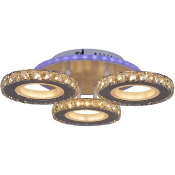 Потолочная светодиодная люстра Reluce 03900-0.3-03A WH+CR (RGB)