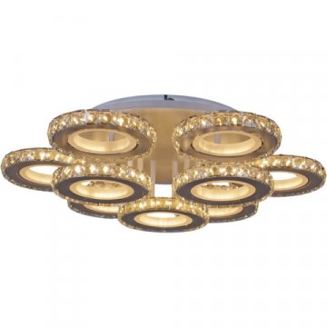 Потолочная светодиодная люстра Reluce 03900-0.3-6+3A WH+CR (RGB)