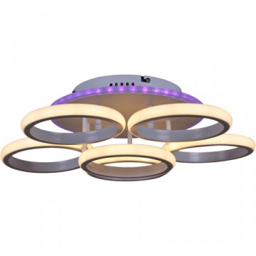 Потолочная светодиодная люстра Reluce 05855-0.3-5+1 WH (RGB)