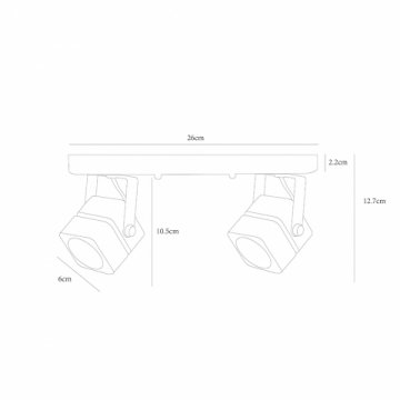 Потолочный светильник Arte Lamp A1315PL-2BK
