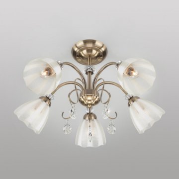 Потолочный светильник Eurosvet 30155/5 античная бронза