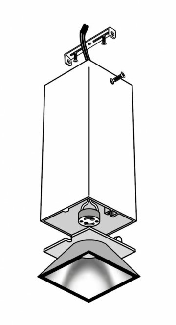 Потолочный светильник Jazzway PDL-S 14074 GU10 5031463