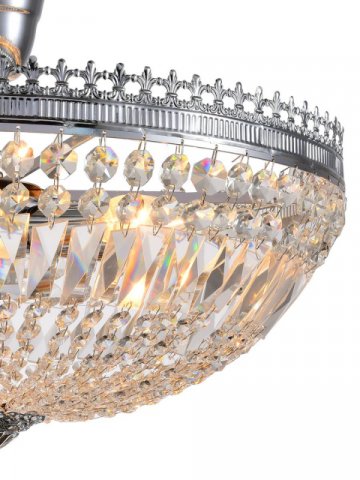 Потолочный светильник Natali Kovaltseva Rococo 81406/6C Chrome