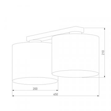 Потолочный светильник TK Lighting 6583 Juta
