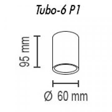Потолочный светильник TopDecor Tubo6 P1 22