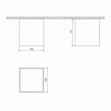 Потолочный светодиодный светильник DesignLed GW-8601-10-BL-WW 004900