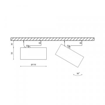 Потолочный светодиодный светильник DesignLed IMD-YA-0010AR-WH-WW 003567