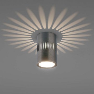 Потолочный светодиодный светильник Elektrostandard DLS026 7W 4200К графит a053601