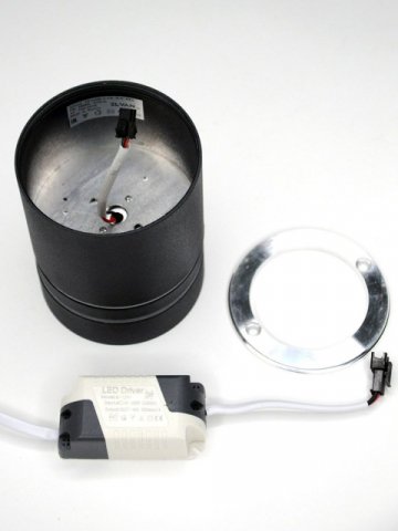 Потолочный светодиодный светильник Elvan NLS-T160M/2-9W-WW-Bk