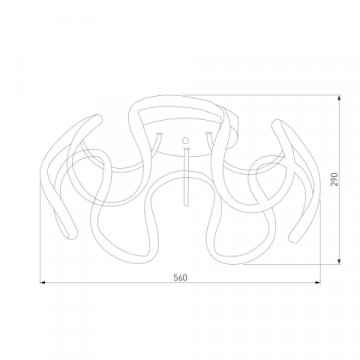 Потолочный светодиодный светильник Eurosvet Alstroemeria 90238/1 белый