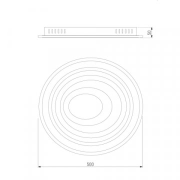 Потолочный светодиодный светильник Eurosvet Coloris 90214/1