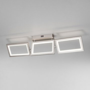 Потолочный светодиодный светильник Eurosvet Maya 90223/3 матовое серебро