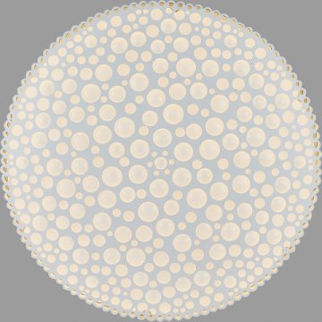 Потолочный светодиодный светильник Feron Dots AL3389 41234