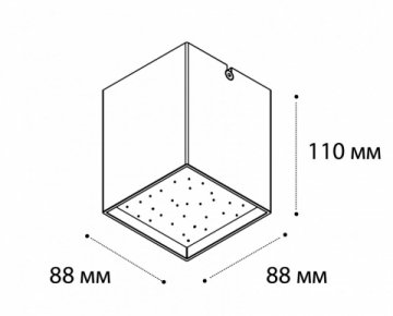 Потолочный светодиодный светильник Italline DL 3028 white 3000K