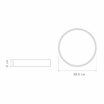 Потолочный светодиодный светильник Jazzway PPB Sсandic-R 5037090