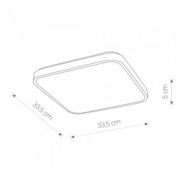 Потолочный светодиодный светильник Nowodvorski Agnes Square Led 8138