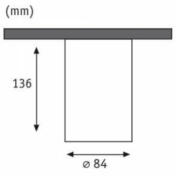 Потолочный светодиодный светильник Paulmann ABL Set Alu Barrel 92580