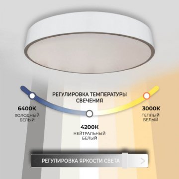 Потолочный светодиодный светильник Seven Fires Эйри 48200.40.72.77WT