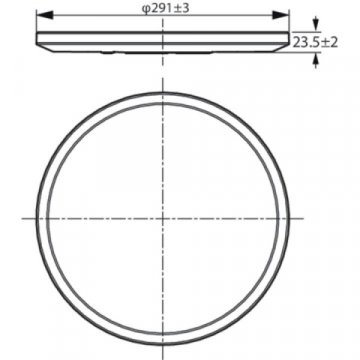 Потолочный светодиодный светильник WiZ Super Slim 929002685101