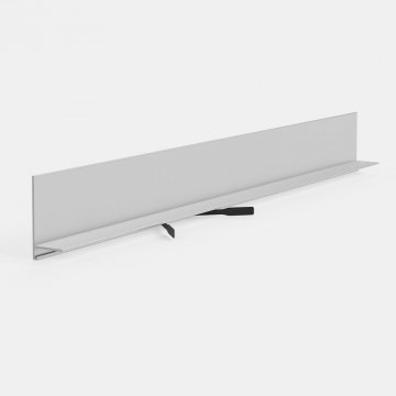 Микроплинтус Mini L 601W Белый Pro Design 35 мм х 15.5 мм х 2700 мм