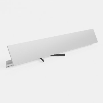 Микроплинтус Corner 570 Белый муар Pro Design 30 мм х 15.5 мм х 2700 мм