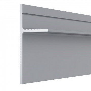 Плинтус теневой 7208 Серебро Pro Design 46 мм х 16 мм х 2700 мм