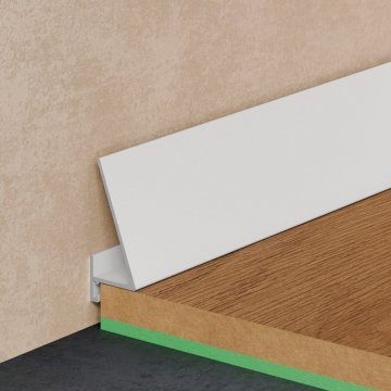 Микроплинтус Corner 570 Белый муар Pro Design 30 мм х 15.5 мм х 2700 мм