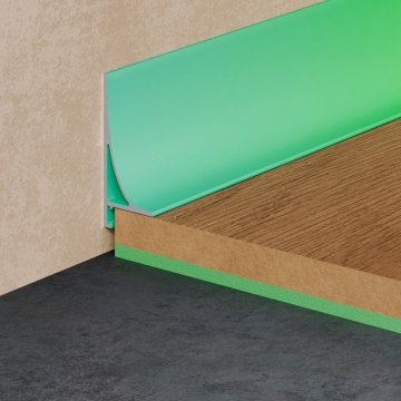 Микроплинтус Design Corner L 584 покраска по RAL Pro Design 35 мм х 15.5 мм х 2700 мм