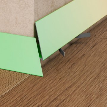 Микроплинтус Corner 570 покраска по RAL Pro Design 30 мм х 15.5 мм х 2700 мм