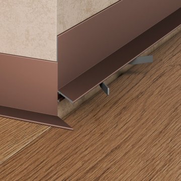 Микроплинтус Mini L 601K Коньяк Pro Design 35 мм х 15.5 мм х 2700 мм