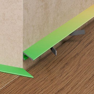 Микроплинтус Mini 7067 покраска по RAL Pro Design 6,15 мм х 15,5 мм х 2700 мм