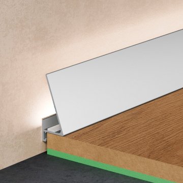 Микроплинтус Corner 570  анадированный Pro Design 30 мм х 15.5 мм х 2700 мм